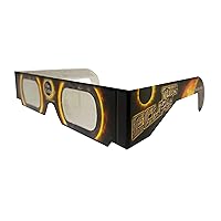 Eclipse Glasses - 5 pair - AAS Approved - ISO Certified Safe for all solar eclipses - (Solar Glow)