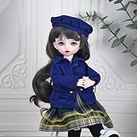 1/6 Doll BJD 11.8 Inch Dolls Ball Jointed Doll DIY Toys with Full Set Clothes Shoes Wig Makeup, Best Gift for Christmas (22#)