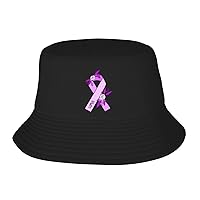 Lupus Awareness Trendy Sun Hat Uv Protection Boonie Hat Unisex Fishing Cap Bucket Hat for Outdoor Sport Black