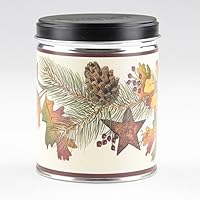 Harvest Festival Scented Tin Candle, Up to 100 Hours of Burn Time with Specialty Blended Soy & Paraffin Wax | Our Own Candle Company, 13 Ounce