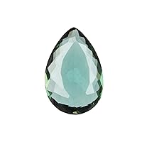 REAL-GEMS Green Amethyst 50.00 Ct Pear Shaped Loose Gemstone