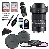 Sigma 18-50mm f/2.8 DC DN Contemporary Lens for Sony E with Pixibytes Advanced Accessories Bundle...