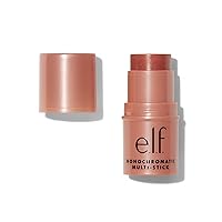 e.l.f. Monochromatic Multi Stick, Luxuriously Creamy & Blendable Color, For Eyes, Lips & Cheeks, Bronzed Cherry, 0.155 Oz (4.4g)