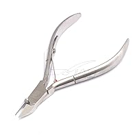 Professional Precision Surgi-Grade Stainless Steel 'Cuticle Nippers', Single Spring, (Full Jaw)