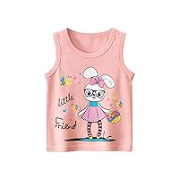 Girls Shirts Size 14 16 Spring Summer Cartoon Rabbit Print Sleeveless Vest Tops Clothes Shirt Long Sleeve Girls