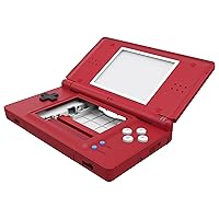 Monster Index Console Style Replacement Full Housing Shell for Nintendo DS Lite, Custom Handheld Console Case Cover with Buttons, Screen Lens for Nintendo DS Lite NDSL - Console Without