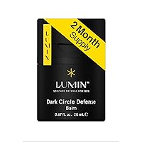 Lumin - Men's Dark Circle Defense Balm - Anti-Aging Korean Formulated Eye Cream Treatment for dark circles, fine lines, & wrinkles, Suitable for all skin types, Daily Use, 20ml, 1-Pack
