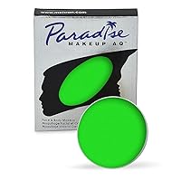 Mehron Makeup Paradise Makeup AQ Refill (.25 oz) (Martian – Neon Green/Green UV)