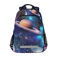 ALAZA Space Planets Galaxy Backpack Purse for Women Men Personalized Laptop Notebook Tablet School Bag Stylish Casual Daypack, 13 14 15.6 inch