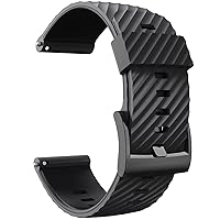 24MM For Suunto 7/Suunto D5 Replacement Wristband Silicone Sports Smart Watch Straps For Suunto 9 Baro/Sport Wrist HR Baro Watchband
