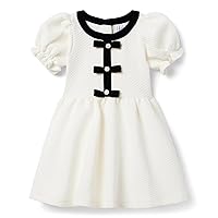 Janie and Jack Girls' Bow Front Dress (Toddler/Little Big Kid)