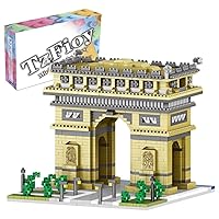 Arc De Triomphe Paris France Building Blocks Set (2020Pcs) Famous World Architecture Educational Toys Micro Bricks for Kids Adults