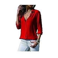 Minimalist Women Shirt-Long Sleeved Top-Buttoned Shirt-Designer Women Top