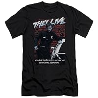 They Live Shirt Dead Wrong Slim Fit T-Shirt