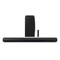 SAMSUNG QS730D 3.1.2ch Soundbar w/Wireless Dolby Atmos Audio, Q-Symphony, SpaceFit Sound Pro, Adaptive Sound, Game Mode Pro, 8” Subwoofer Included with Alexa Built-in, HW-QS730D/ZA (Newest Model)