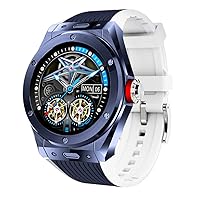 Latest Smart Watch: Bluetooth Calls, Hi-Fi Speaker, High Sensitivity Microphone, Call Recording, Contact Sync, Heart Rate Alarm, Smart Watch, Health Watch, Silicone Dial, Music Playback and Control,