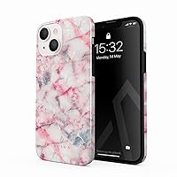 BURGA Phone Case Compatible with iPhone 13 Mini - Wireless Charging Compatible, Hybrid 2-Layer Hard Shell + Silicone Protective Case, Heavy Duty Protection, Slim Fit, Raspberry Jam