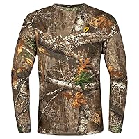 SCENTBLOCKER Scent Blocker Fused Cotton Lightweight Long-Sleeve Shirt, Camo Hunting Clothes