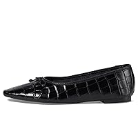 Schutz Women's Arissa Ballet Flat, Black, 8.5