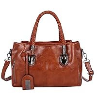 Shoulder Bag for Women Large Women's Solid Bag Fashion Handbag Shoulder Color Capacity Leather Bag Shoulder Bag for Men