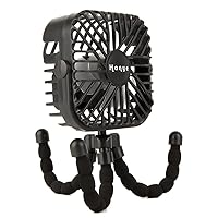 Keweis Stroller Fan Mini Handheld Octopus Fan Baby Fan with Flexible Tripod Wrapped on Stroller, Car Seat, Student Bed, Bike USB Rechargeable Fan, Desk Fan for Office and Baby Room or Outdoor