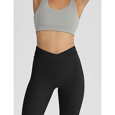 Mua ODODOS Women's Cross Waist Flare Yoga Pants with Inner Pocket, High  Rise Bootcut Tummy Control Bootleg Gym Workout Pants -Inseam 31, Black,  Medium trên  Mỹ chính hãng 2024