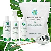Ultimate Monstera Plant Care Bundle - Monstera Soil for Nutrient-Dense Plants, Leaf Armor Spray for Rejuvenating Leaves, Root Supplement for Healthy Roots, and Plant Food for Optimal Growth