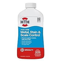 HTH 67068 Swimming Pool Care Metal & Stain Defense - Prevents Staining and Corrosion Clear