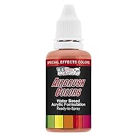 US Art Supply 1-Ounce Special Effects Orange Pearl Airbrush Paint