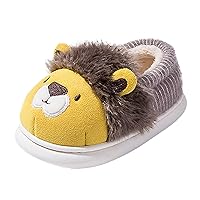 Boys Cleats Size 2 Girls Boys Home Slippers Warm Cartoon House Slippers For Toddler Lined Winter Boys Slippers Dog