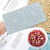3D Hollow Leaf Fondant Lace Mold, Multi Leaves Flower Shapes Silicone Lace Mould for Cake Decorating Molds Fondant Impression Mat for Chocolate Sugar Candy Cupcake Baking (B_7.56x3.92x0.12inch)