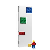 Lego Stationery Pencil Box with Four Building Bricks and Lego Minifigure (Minifigure Colors May Vary)