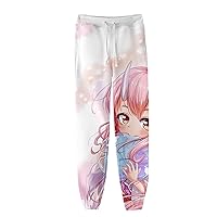 3D Printed Anime Rimuru Tempest Cosplay Gym Joggers Casual Pants Trousers Drawstring Sports Sweatpants