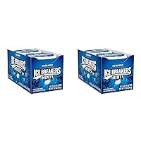 ICE BREAKERS Coolmint Sugar Free Breath Mints Tins, 1.5 oz (8 Count) (Pack of 2)