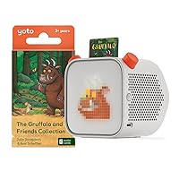 Yoto Player (3rd Gen.) + Gruffalo & Friends Bundle – Kids Bluetooth Audio Speaker, All-in-1 Screen-Free Device Plays Stories Music Podcasts Radio White Noise Thermometer Nightlight Ok-to-Wake Clock