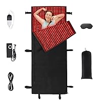 Large Size(63 * 27in) Whole Body Pain Relief Red Light Therapy Mat Device,Near Infrared Light Therapy Bed for Body,2520pcs red Lights ＆ Infrared Lights for Home use