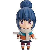 Max Factory Laid-Back Camp: Rin Shima (Deluxe Version) Nendoroid Action Figure, Multicolor
