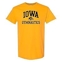 NCAA Arch Logo Gymnastics, Team Color T Shirt, College, University
