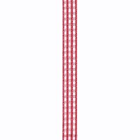 Berwick AKV2 13 3/8-Inch Wide by 250-Yard Spool Gingham Printed Curling Craft Ribbon, Red