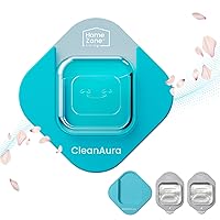 Home Zone Living CleanAura Air Freshener Scent Pod Home Kit, Helps Remove Unwanted Kitchen Trash Can Odors, Cherry Blossom Scent