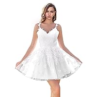 Lace Applique Homecoming Dresses for Teens Spaghetti Straps Formal Gowns Short Tulle Evening Party Dresses
