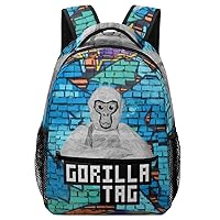 Backpack for Men Cartoon Travel Backpack Game Laptop Backpack Casual Backpack for School Work Hiking Kids Cute Animal Blue
