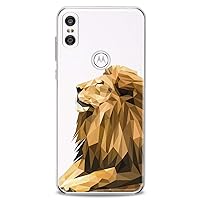 TPU Case Compatible with Motorola G9 G8 Plus G7 E20 P40 Z4 Edge 20 G22 Stylus Geometric Cute Soft Girl Flexible Silicone Slim fit Clear King Design Animal Cute Print Abstract Love Lion Royal
