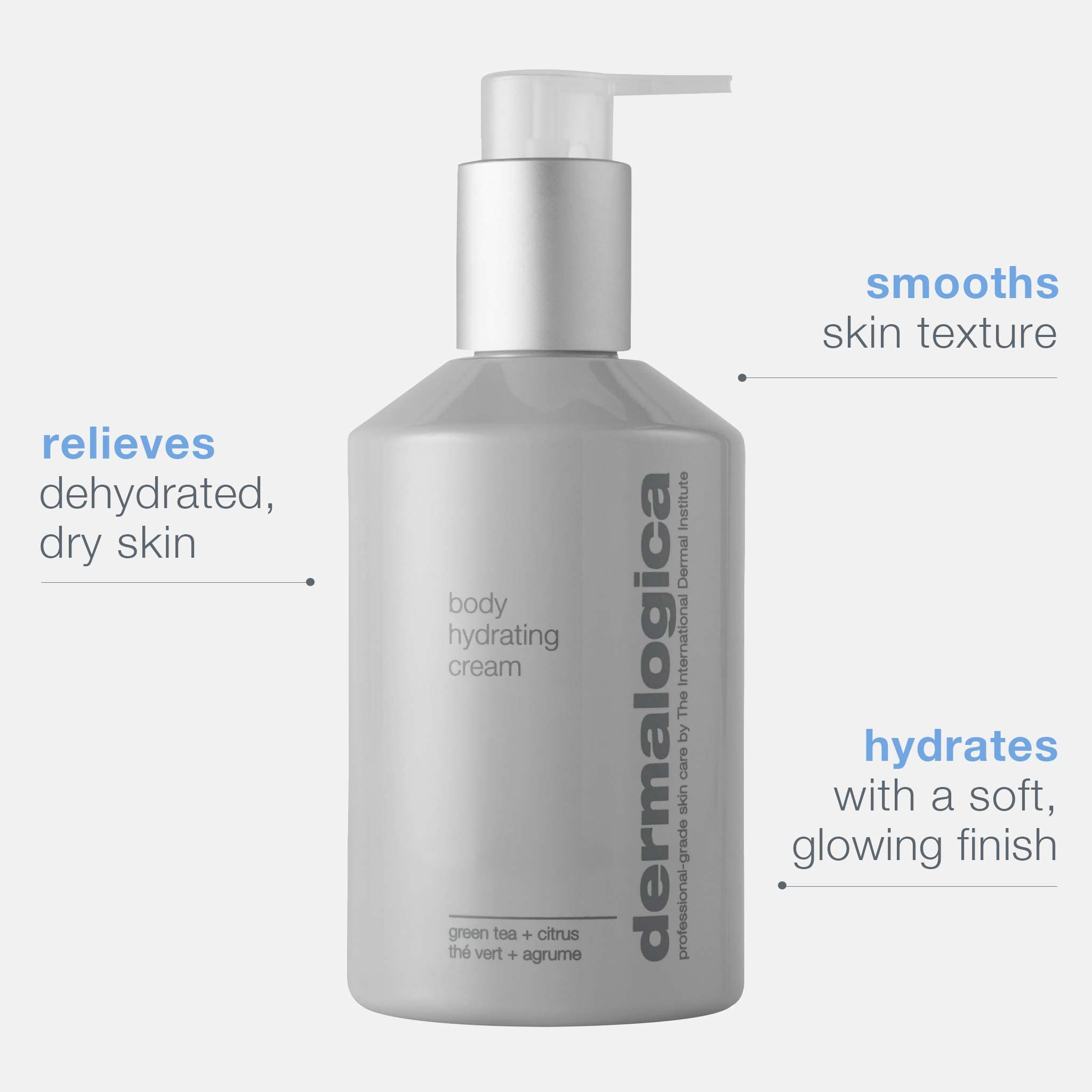 Dermalogica Body Hydrating Cream (10 Fl Oz) Body Lotion with Green Tea and Lemon Oil - Gently Tones and Hydrates Skin To Relieve Dryness