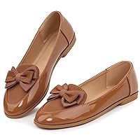 MUSSHOE Women's Loafer Slip-on Flats for Women Dressy Comfortable Loafers for Women