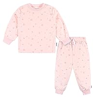 Gerber Baby Girls 2-Piece Fleece Pajamas Pants Set