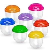 Capsule Vending Machine Translucent Acorn Capsules Empty 120 pcs 2 inch - Gumball Machine Capsules Bulk Party Favors Containers - Easter Basket Stuffers Gifts Pinata Stuffers DIY Craft Supplies