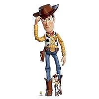 Star Cutouts Ltd SC1371 Woody Tilting Cowboy Hat 162cm Tall Lifesize Cutout with Free Desktop Cardboard Standee Toy Story 4 Party and Collectors Item