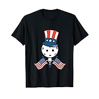 4th Of July Pickleball USA Flag America Flag T-Shirt