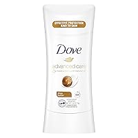 Dove Advanced Care Antiperspirant Deodorant Stick for Women, Shea Butter, for 48 Hour Protection And Soft And Comfortable Underarms, 2.6 oz